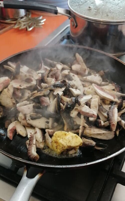 Foraged Mushroom, Pumpkin & Bacon Risotto