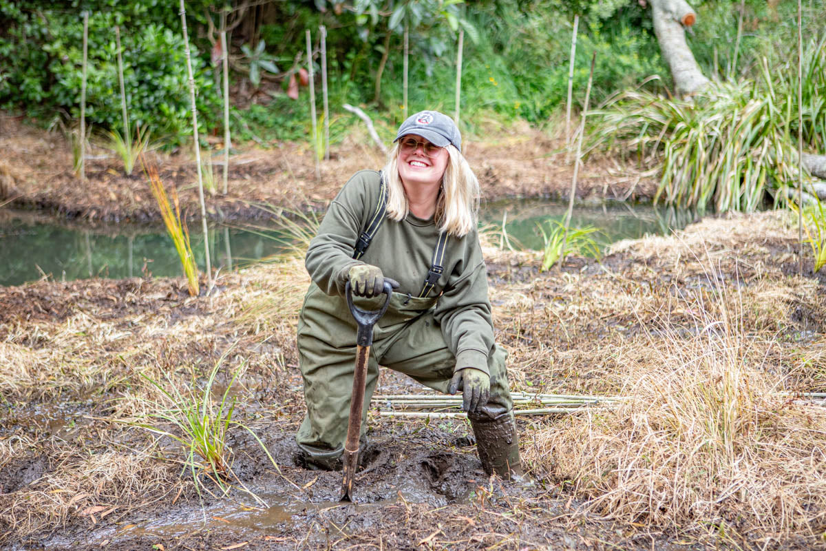 Getting Stuck In (Literally): Native Wetland Planting at Brick Bay