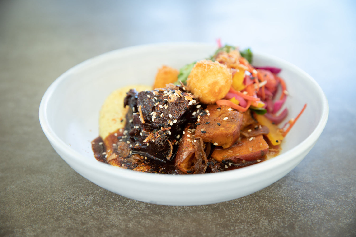 Cam's Sticky Ginger & Soy Kumara
