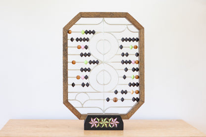 Wanda Gillespie - Hourglass Counting Frame (Small Black With Pink And Green silver 8) 2022