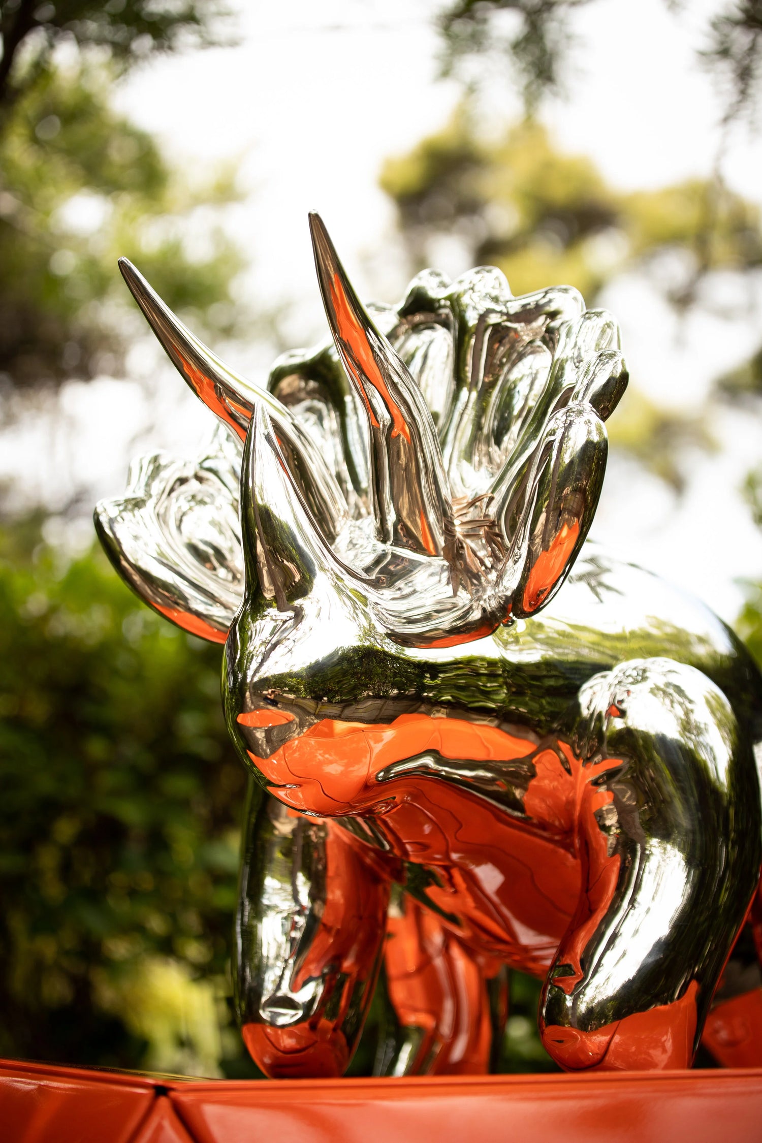 A Sound of Thunder: Orange Triceratops