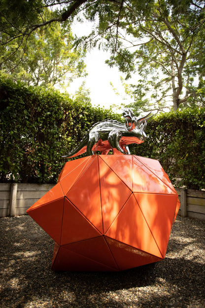 A Sound of Thunder: Orange Triceratops